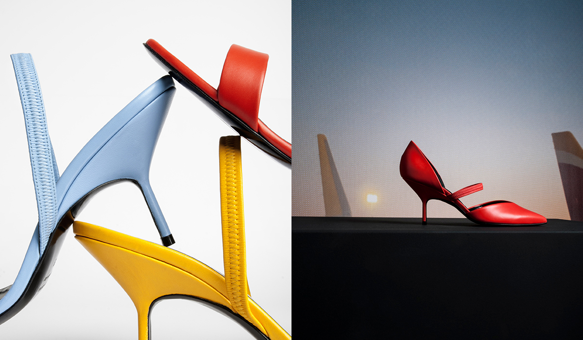 Still life photography by Clément Philippe of Pierre Hardy shoes from the ss20 collection