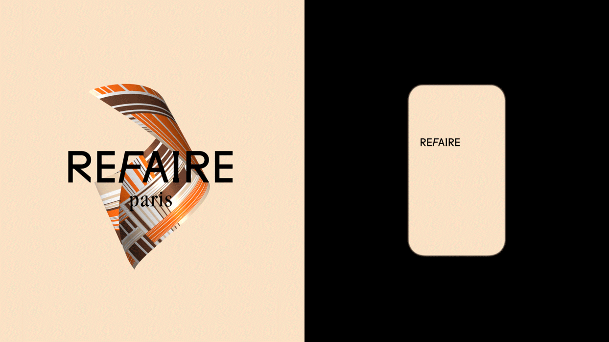 Animations designed by Clément Philippe for the upcycling fashion brand Refaire Paris